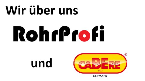 Der Online-Shop RohrProfi bietet eine Auswahl von CABERE Produkten an.
