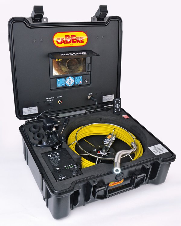 Rohrkamerasystem RKS110D, kompl. im Outdoor-Koffer