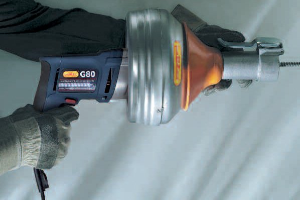 Rohrreinigungsmaschine G80 in verschiedenen Sets lieferbar